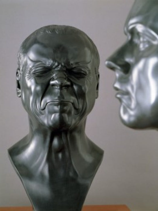 Heads of Characters: Bad-Tempered Man Fine Art Print by Franz Xaver Messerschmidt