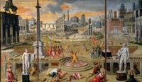 The Massacre of the Triumvirate Poster Print by Antoine Caron