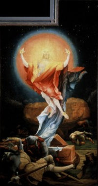 The Isenheim Altarpiece Resurrection Fine Art Poster Print by Matthias Grunewald