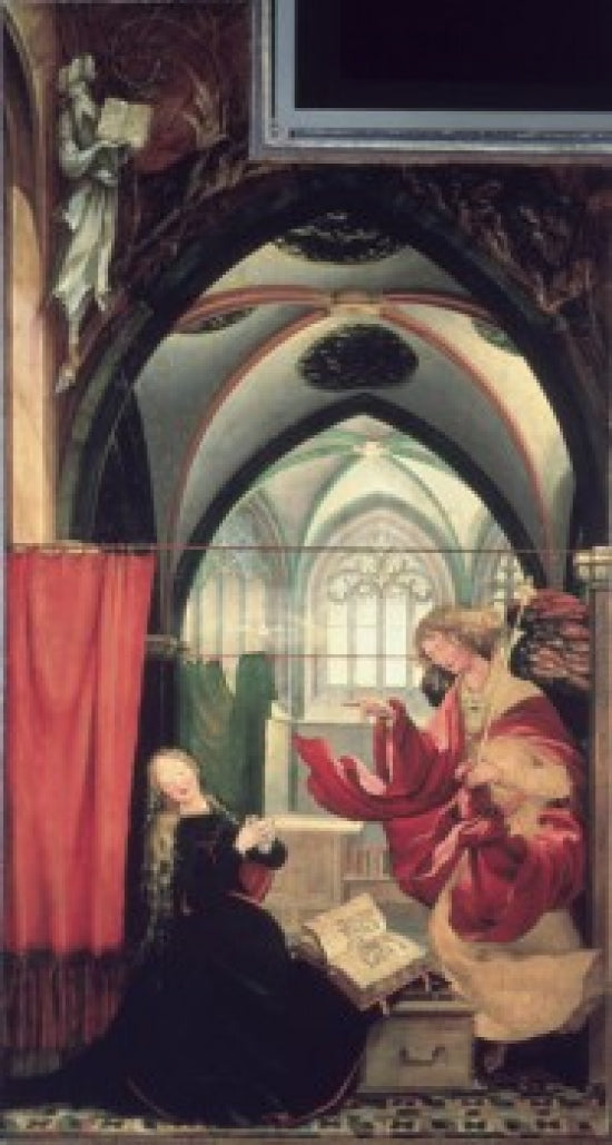 The Isenheim Altarpiece: Annunciation poster print by Mathias Grunewald.