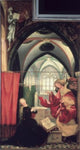 The Isenheim Altarpiece: Annunciation poster print by Mathias Grunewald.