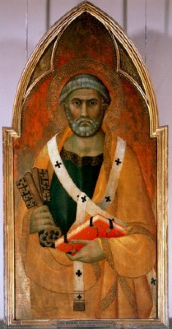 Saint Peter fine art print by Lippo Memmi, 14th century artwork.