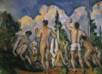 The Bathers fine art print by Paul Cezanne, vibrant colors on premium paper.