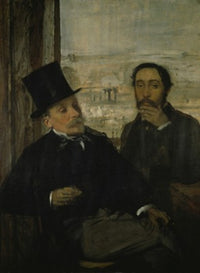 Degas et Evariste de Valernes Poster Print by Edgar Degas from Musée d'Orsay