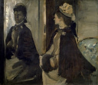 Ms. Jeantaud at the Mirror art print by Edgar Degas