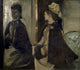 Ms. Jeantaud at the Mirror art print by Edgar Degas