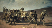 Cain Poster Print by Fernand Cormon, 1880, classic French art.