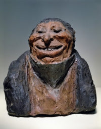 L'obs quieux (The Obsequious One) fine art print by Honore Daumier, displayed in a stylish home setting.