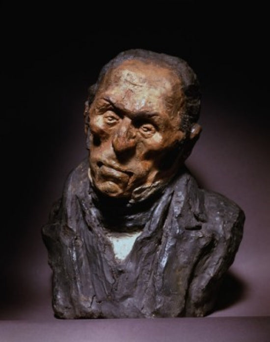 L'Ennui Sculpture Poster Print by Honore Daumier - Art Print