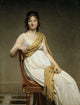 Portrait of Madame Verninac by Jacques-Louis David poster print.