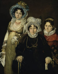 The Three Gand Ladies (Les Trois Dames de Gand) Poster Print by Jacques-Louis David
