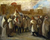 Le Sultan Abel el Rahman Fine Art Print by Eugene Delacroix