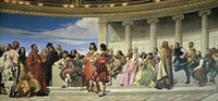 Hemicycle de l'Ecole des Beaux Arts poster print by Paul Delaroche