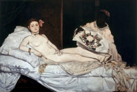 Olympia Fine Art Print by Edouard Manet, 1863, Oil on canvas