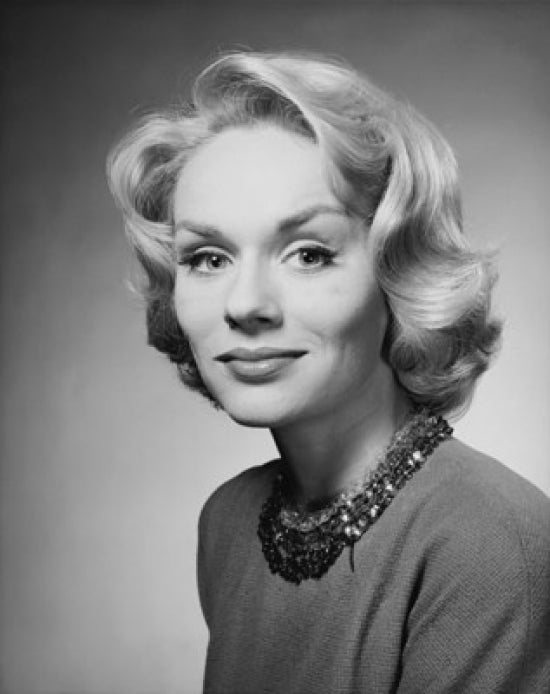 Portrait of a Young Woman Poster Print showcasing beauty and elegance.