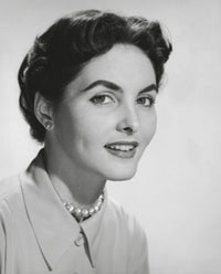 Portrait of a young woman smiling poster print.