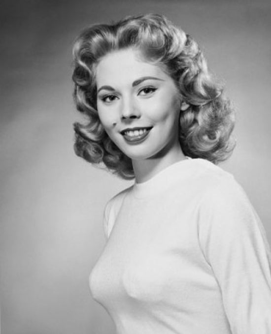 Portrait of a Young Woman Smiling Poster Print