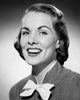 Portrait of a young woman smiling poster print, perfect for home decor.