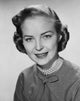 Portrait of a young woman smiling, colorful poster print.