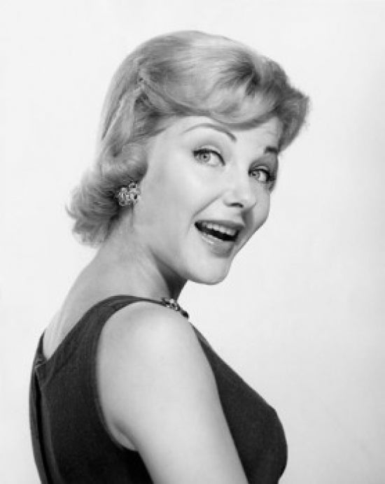 Portrait of a Young Woman Smiling Poster Print