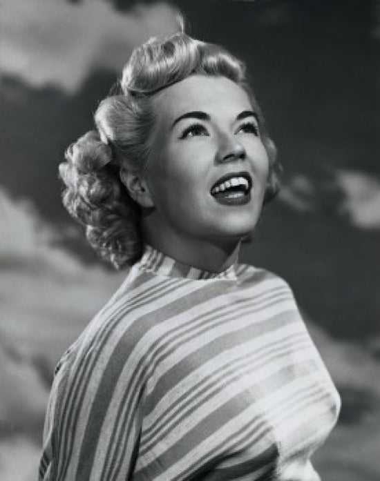 Close-up poster print of a young woman smiling, showcasing her joyful expression.