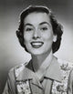 Portrait of a young woman smiling poster print
