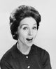 Poster print of a surprised mid-adult woman portrait
