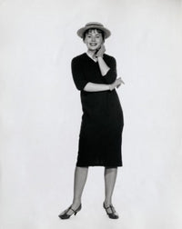 Portrait of a Young Woman Smiling Poster Print showcasing joy and positivity.