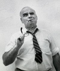 Close-up of a Businessman Thinking Poster Print