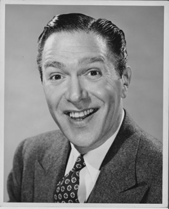 Portrait of a businessman smiling poster print