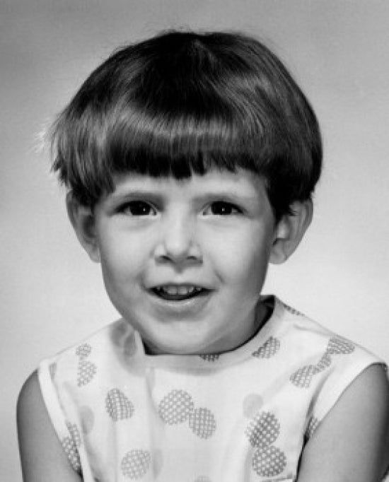 Studio Portrait of Boy Smiling Poster Print showcasing a joyful boy's smile.