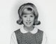 Studio portrait of teenage girl poster print