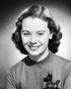 Portrait of a teenage girl smiling poster print