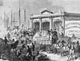 New York City Scene at the Erie Ferry House Poster Print