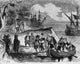 Landing of the Walloons lithograph print by Carl Emil Doepler.