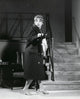 1959 Side Profile of a Teenage Girl Walking Poster Print
