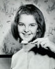 1966 Portrait of a Teenage Girl Holding a Toothbrush Poster Print
