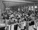 Group of Female Workers in a Textile Factory, 1900s Poster Print