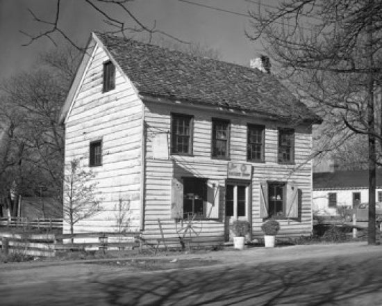 Facade of a store in Yorktown, Virginia poster print