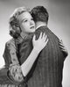 Young couple embracing each other poster print, romantic wall art.