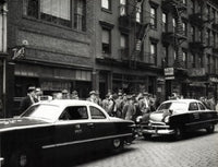 New York City Police Officers Poster Print showcasing a group of law enforcement on the street.