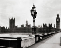 Big Ben and Houses of Parliament poster print showcasing London, England.