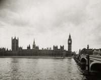 Big Ben and Houses of Parliament Poster Print showcasing London's iconic skyline.