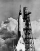 Mercury-Atlas 6 spacecraft launch poster print from Cape Canaveral, 1962.