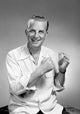 Portrait of a smiling mature man poster print.