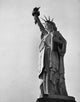 Low angle view of the Statue of Liberty in New York City poster print.