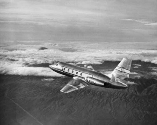 Lockheed JetStar Aircraft in Flight Poster Print