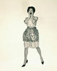 Portrait of a young woman screaming, emotion-filled poster print.