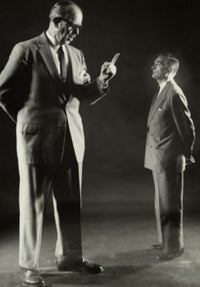 Businessman Scolding Another Businessman Poster Print