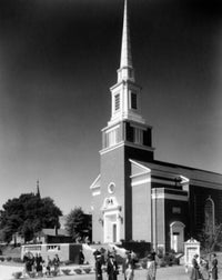 First United Methodist Church Poster Print showcasing architectural beauty in Gastonia, North Carolina